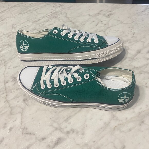 Trent University Green Sneakers, Never Worn Size M8 W10 - Picture 1 of 2